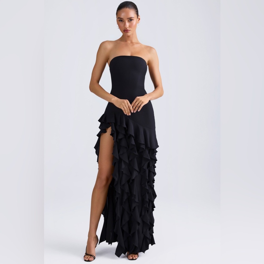 Black maxi dress